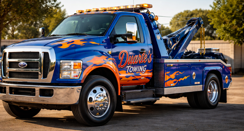 professional towing service roadside assistance truck