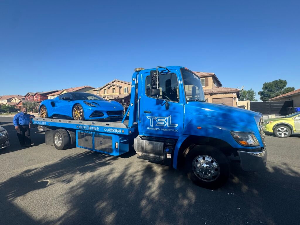 Team Smith Logistics transporting a high-end sports vehicle